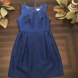 Blue J crew fit and flare dress